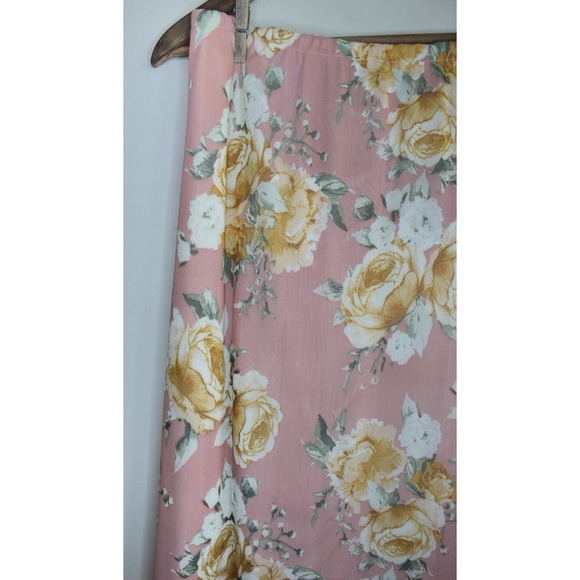 Pyramid Collection Floral Tiered Maxi Skirt XXXL - Picture 6 of 10